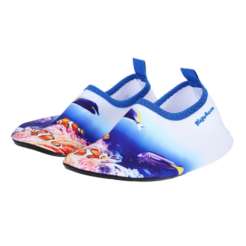 Аква обувки с щампа на коралов риф, многоцветни  284428