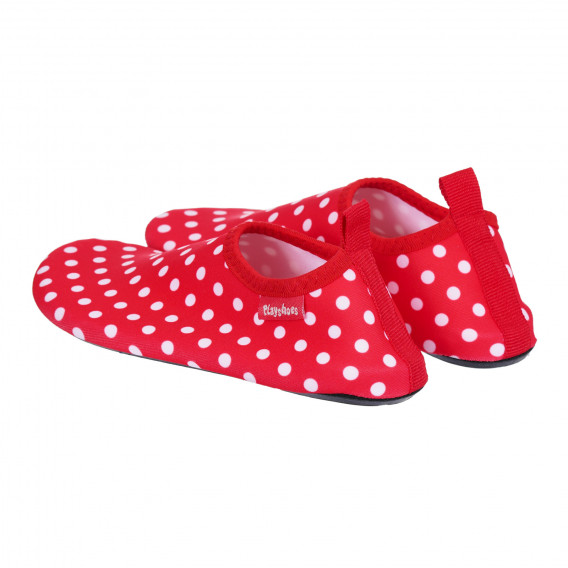 Аква обувки с фигурален принт, червени Playshoes 284550 2