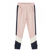 Спортен панталон от органичен памук, розов Name it 284741 