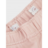 Спортен панталон от органичен памук, розов Name it 284743 3