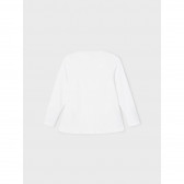 Блуза от органичен памук Bella, бяла Name it 285079 2