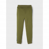 Спортен панталон от органичен памук Vintage gym, зелен Name it 285099 2