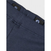 Спортен панталон от органичен памук Be unique, син Name it 285255 3
