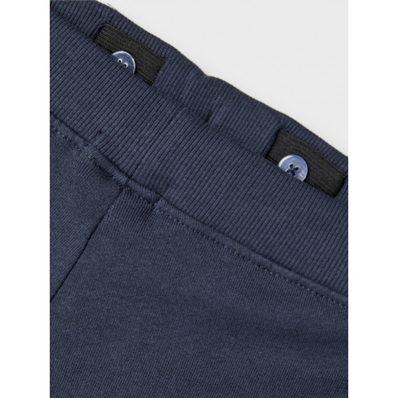 Спортен панталон от органичен памук Be unique, син Name it 285255 3