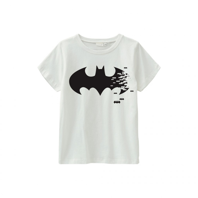 Тениска от органичен памук Batman, бяла  285301