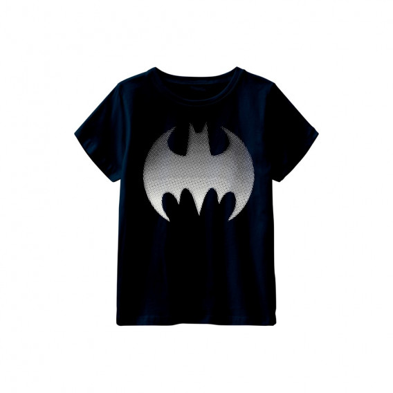 Тениска от органичен памук Batman, черна Name it 285302 