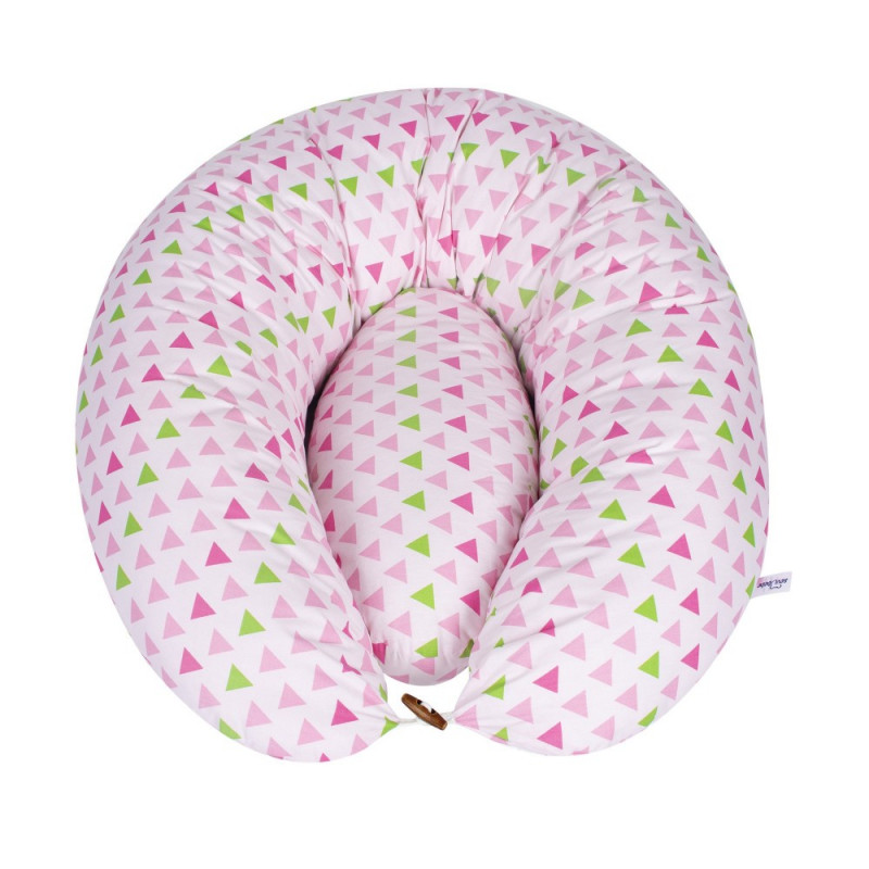 Възглавница за бременни и кърмене от 2 части, розов  285609