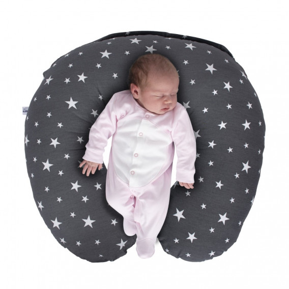 Възглавница за кърмене, сива на звездички Sevi Baby 285626 3