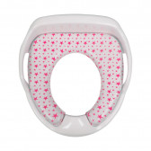 Седалка за тоалетна чиния, розови звездички Sevi Baby 285994 2