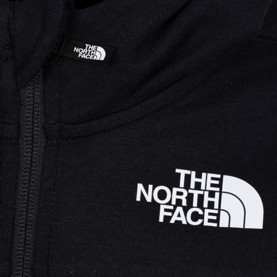 Суитшърт с цип, черен The North Face 286172 2