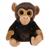 Плюшена играчка маймунка с брокатени очи, 24 см Dino Toys 286217 