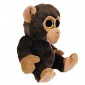 Плюшена играчка маймунка с брокатени очи, 24 см Dino Toys 286218 2