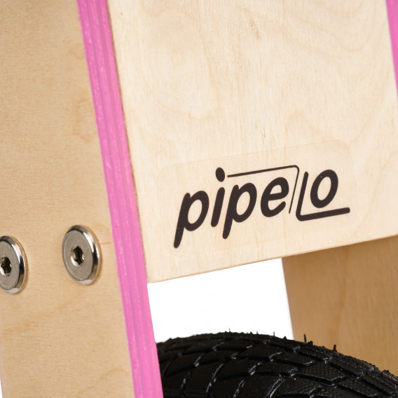 Дървено колело за баланс, Лили, 12", цвят: лилав Pippello Bikes 286224 6