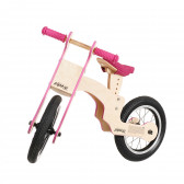 Дървено колело за баланс, Пипело, 12", цвят: розов Pippello Bikes 286228 