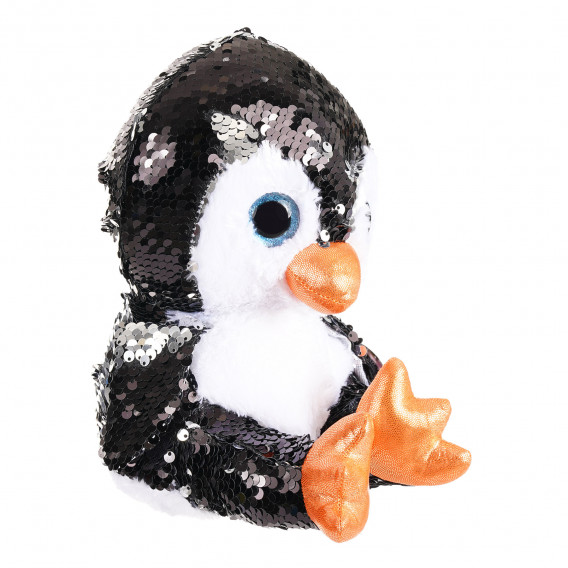 Плюшена играчка с пайети Пингвин, 20 см Dino Toys 286249 2