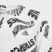 Памучна тениска Branded All Over Print, бяла Adidas 286508 3