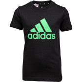 Памучна тениска ESSENTIALS BIG LOGO TEE, черна Adidas 286515 