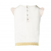 Блуза с къс ръкав-крилце за момиче Boboli 28652 2