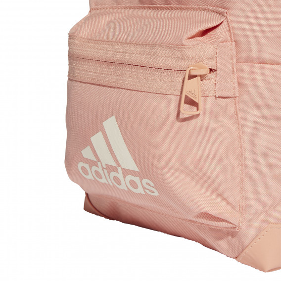 Раница с логото на бранда за момиче, розова Adidas 286630 4
