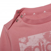 Комплект суитшърт и панталон ESSENTIALS, сиво и розово Adidas 286699 5