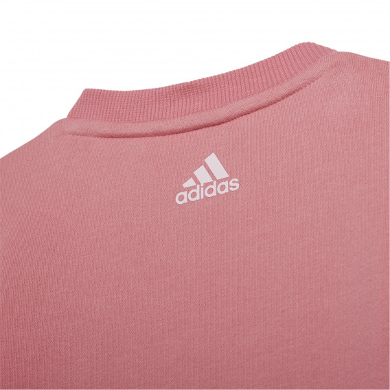 Комплект суитшърт и панталон ESSENTIALS, сиво и розово Adidas 286700 6