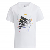 Памучна тениска COTTON TEE, бяла Adidas 286846 