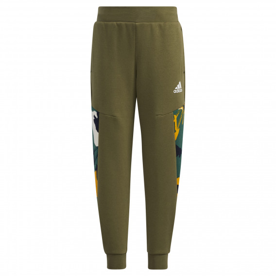 Спортен панталон FLEECE, зелен Adidas 286856 