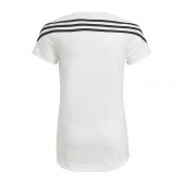Тениска Stripes, бяла Adidas 286870 5