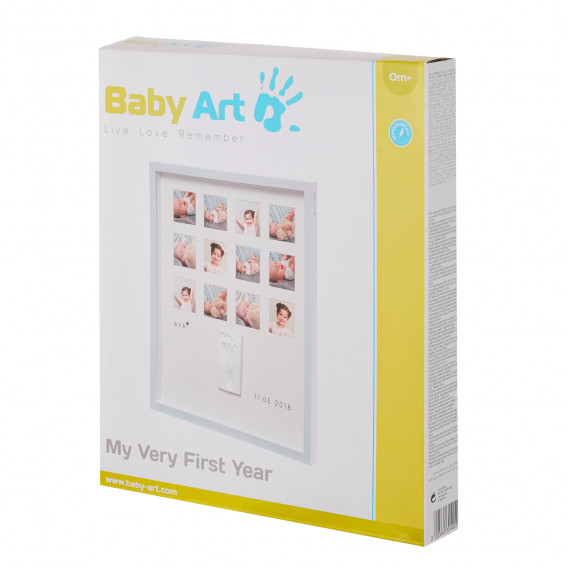 Рамка за снимки и отпечатък - My Very First Year Baby Art 286950 2