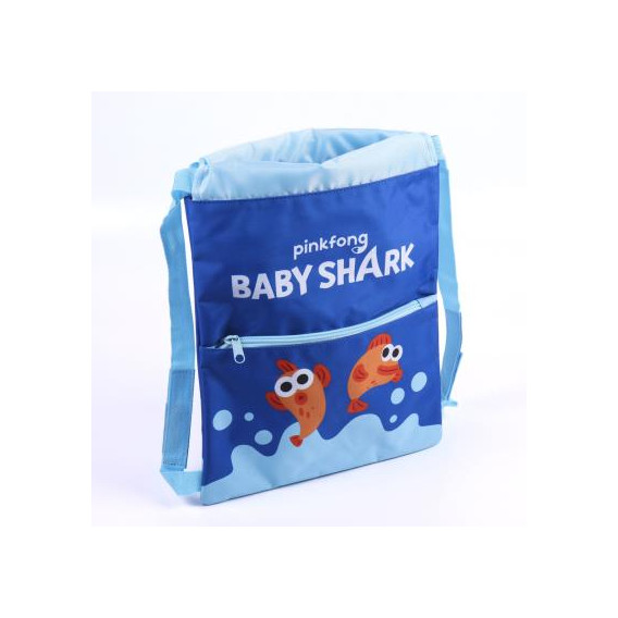 Чанта тип мешка BABY SHARK за момиче, синя BABY SHARK 287010 