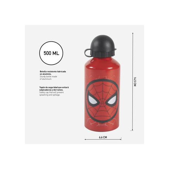 Раница в комплект с бутилка и 3D принт на SPIDERMAN за момче Spiderman 287026 5