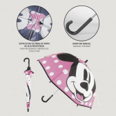 Детски ръчен чадър с принт на MINNIE, розов Minnie Mouse 287034 4