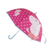 Детски ръчен чадър с принт на PEPPA PIG, розов Peppa pig 287035 