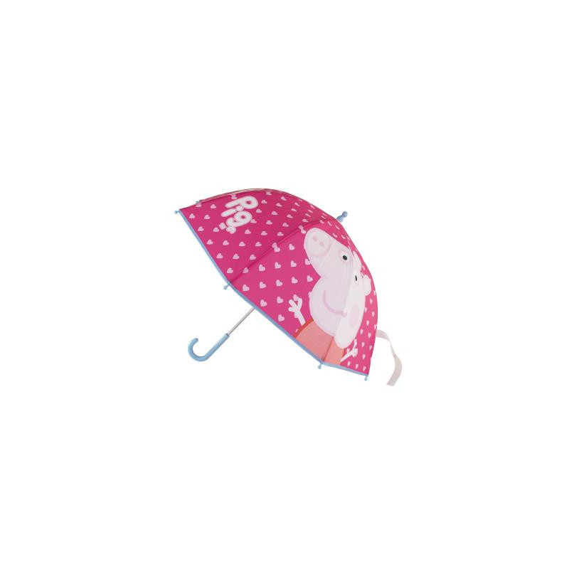 Детски ръчен чадър с принт на PEPPA PIG, розов  287035