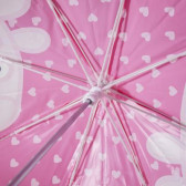 Детски ръчен чадър с принт на PEPPA PIG, розов Peppa pig 287037 3