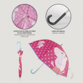 Детски ръчен чадър с принт на PEPPA PIG, розов Peppa pig 287038 4