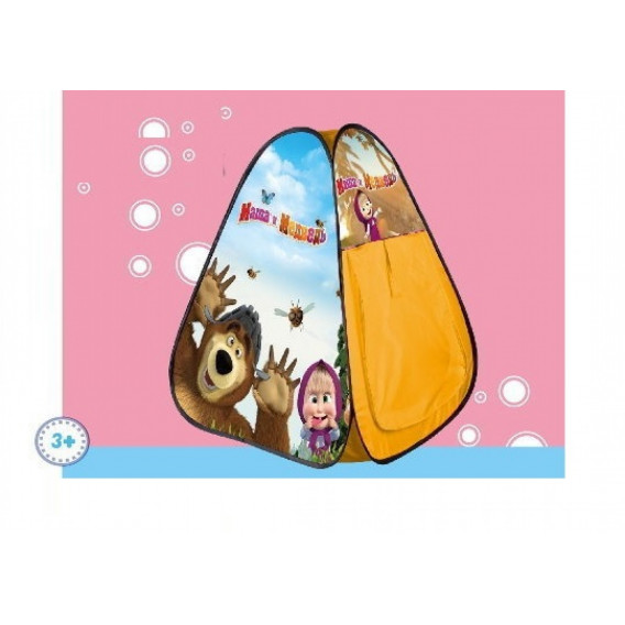 Детска палатка за игра с принт на Маша и Мечока + чанта ITTL 287094 11