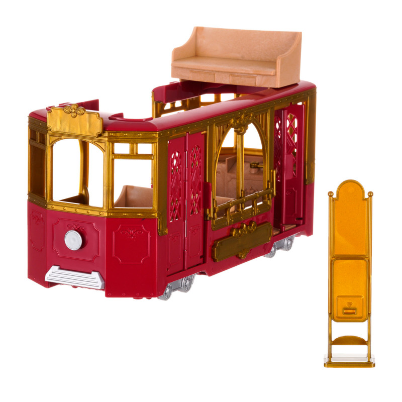 Фигурка за игра Sylvanian Families Town - Градски трамвай, 1 част  287319