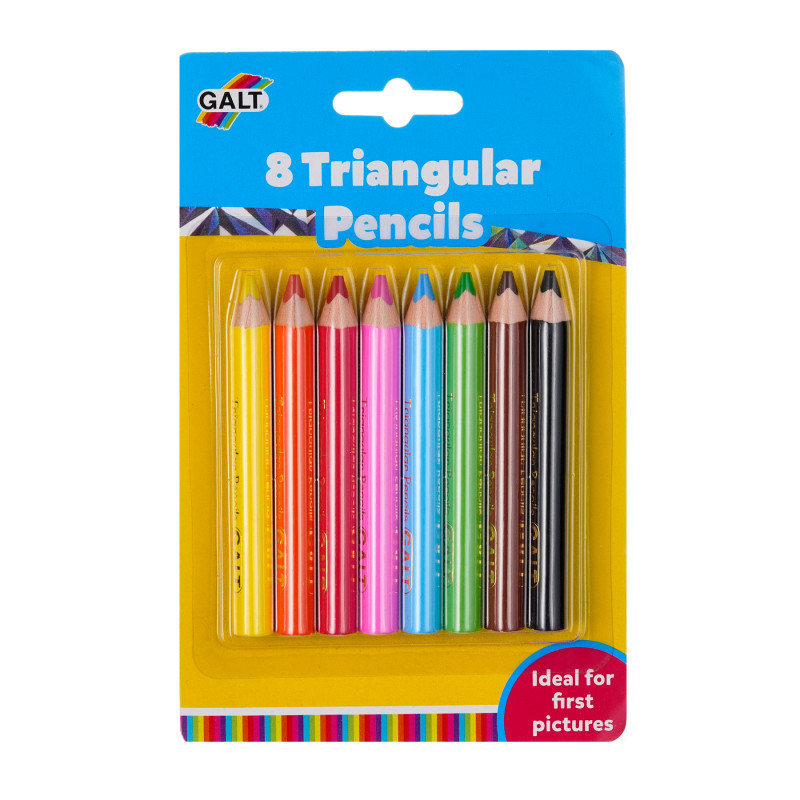 Моливи 8 цвята, триъгълни  287405