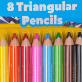 Моливи 8 цвята, триъгълни Galt 287407 2