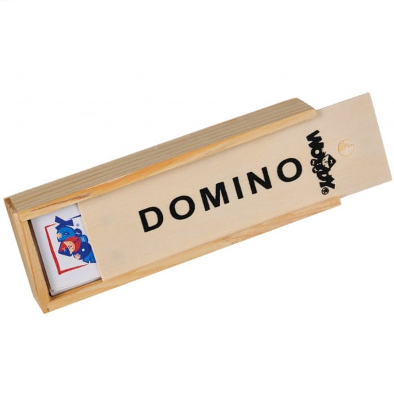 Настолна игра - Домино, класик Woody 287439 3