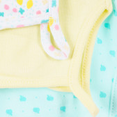 Памучен комплект от три броя бодита за бебе, многоцветни Tape a l'oeil 287559 3