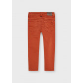 Дълъг панталон Soft slim за момче, оранжев Mayoral 287694 2