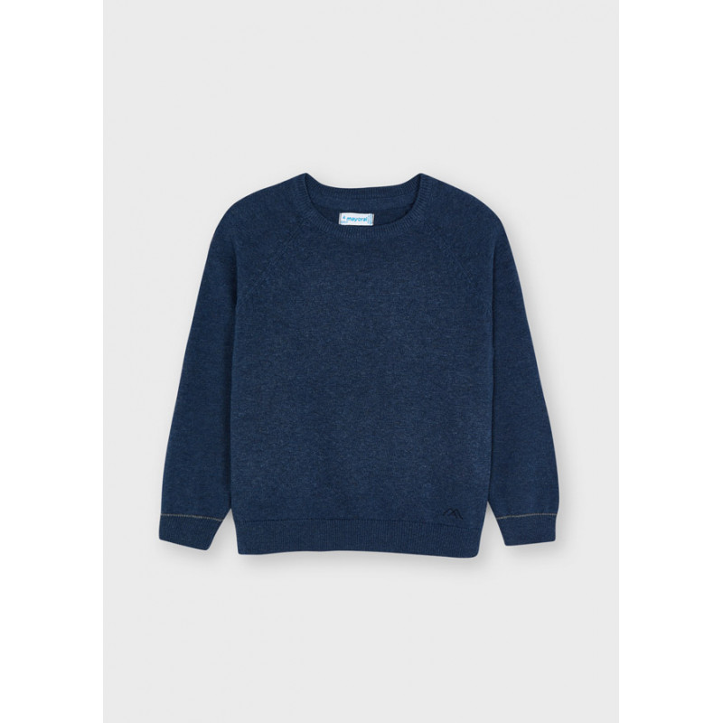 Памучен пуловер ECOFRIENDS за момче, тъмносин  287712