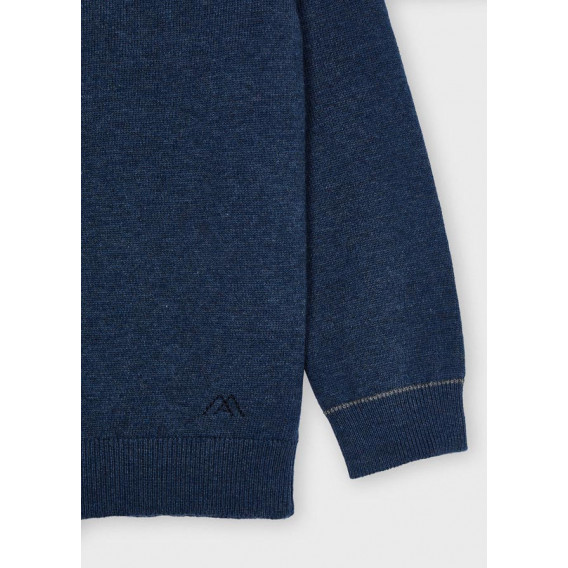 Памучен пуловер ECOFRIENDS за момче, тъмносин Mayoral 287714 3