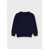Пуловер с графичен принт за момче, тъмносин Mayoral 287732 2