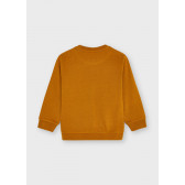 Пуловер с апликация на скейтборди за момче, оранжев Mayoral 287761 2