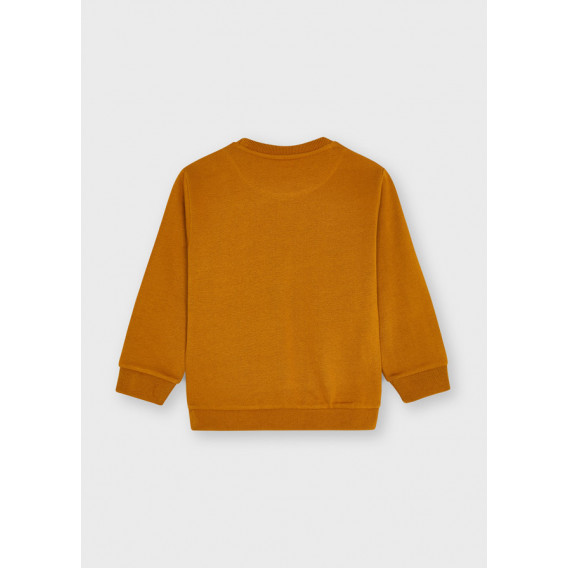 Пуловер с апликация на скейтборди за момче, оранжев Mayoral 287761 2