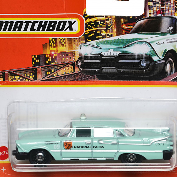 Метална количка Matchbox, Dodge coronet police car Matchbox 288076 2