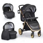 Комбинирана детска количка New Noble, 3 в 1, черна CANGAROO 288616 4